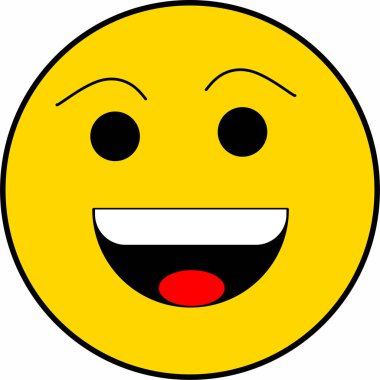 emoticon emoji yüz simgesi - özet biçimi