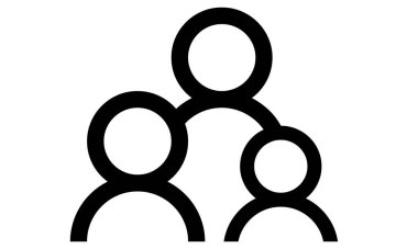 insanlar simge vektör illüstrasyonu