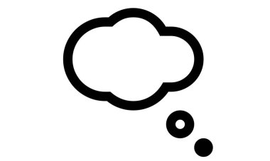 kabarcık sohbet simgesi, vektör illüstrasyonu