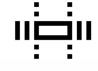 Modern simgenin vektör illüstrasyonu