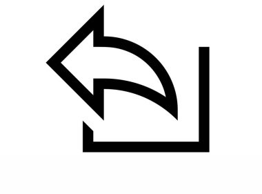 ok simgesi vektör illüstrasyonu