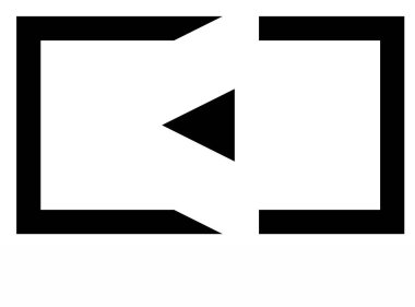 siyah kamera vektör simgesi