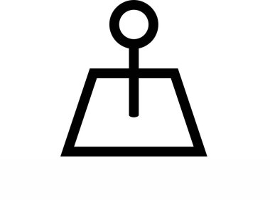 Çan simgesi vektör illüstrasyonu