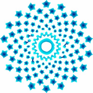 Havai fişek simgesi, vektör illüstrasyonu