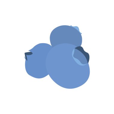 üç yabanmersini emoji sembolü işaret simgesi vektör illüstrasyonu