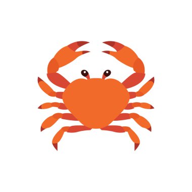 Crab emoji sembolü işaret simgesi çizimi