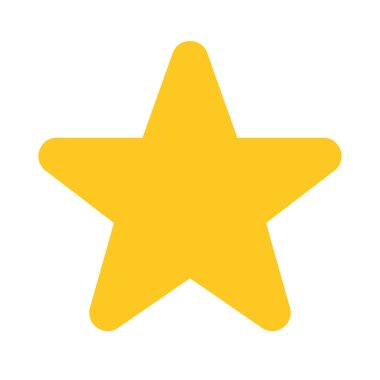 yıldız emoji sembolü simge vektör illüstrasyonu