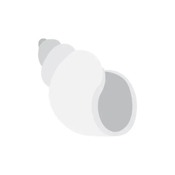deniz kabuğu emoji sembolü simge vektör illüstrasyon kabuğu