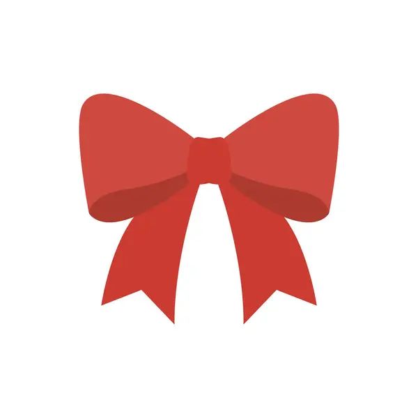 Pembe yay kurdele emoji sembolü simge vektör illüstrasyonu