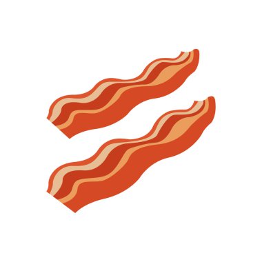 Pastırma yemek emojisi sembolü simge illüstrasyonunu soydu