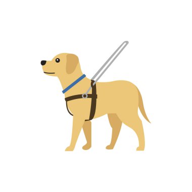 Rehber köpek emoji sembolü işaret simgesi illüstrasyonu