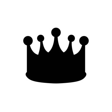 Kraliyet Kralı Prenses emoji sembolü simge ikon vektör illüstrasyonu