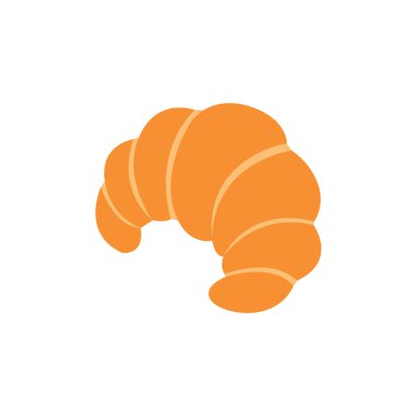 Kruvasan fırını güzel Fransız kahvaltısı leziz emoji sembolü simge çizimi besin