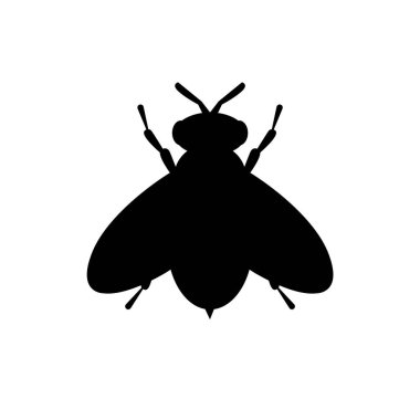 Arı emoji sembolü işaret simgesi vektör illüstrasyonu sevimli böcek balı