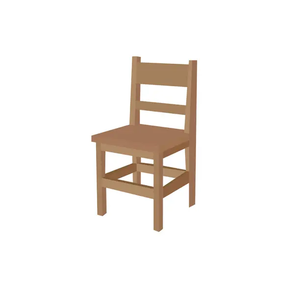 Sandalye emoji sembolü simge vektör çizim mobilyası