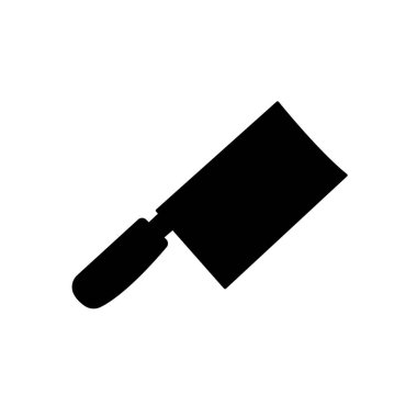 Bıçak emoji sembolü simge vektör çizimi izole edilmiş düz