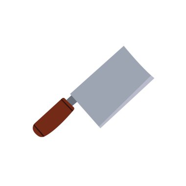 Bıçak emoji sembolü simge vektör çizimi izole edilmiş düz