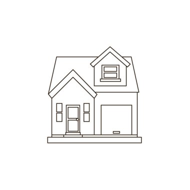 ev yapımı emoji sembolü simge vektör çizimi izole edildi