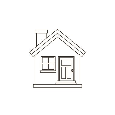 ev yapımı emoji sembolü simge vektör çizimi izole edildi