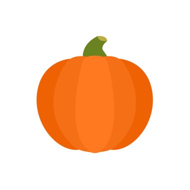 Cadılar Bayramı Balkabağı Jack-o-Lantern Turuncu Sebze Sonbahar Süslemesi emoji Sembol Simgesi Simgesi İkonları Düz Çizim