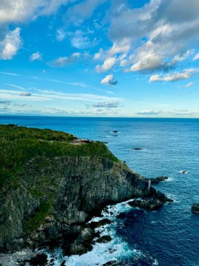 Kochi Bölgesindeki Ashizuri Cape Sahili