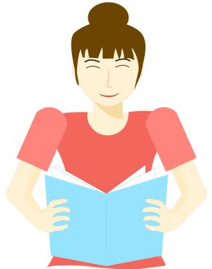Kadın bilgi edinmek ve zihinsel sağlıklarını geliştirmek için okuyor.