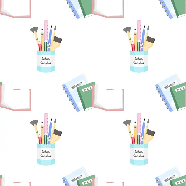 okul Dikişsiz desen arka plana