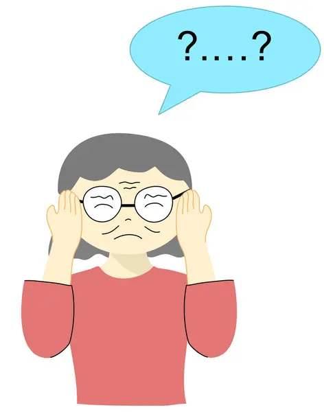 Alzheimer hastalığı nedeniyle hafıza kaybı yaşayan son sınıf öğrencisi bir kadın.