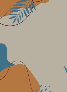 Canavar yapraklı tropikal vektör deseni. yaz arkaplanı.