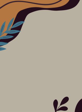 Dekoratif elementlerle kusursuz desen.