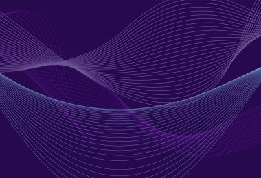 Mor arka plan dalgalar ile