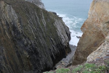 Fransız kıyılarında doğal çeşitlilik gözlemlendi, Bretagne (ülkenin batısında); aşınmış kaya oluşumlarına odaklandı.