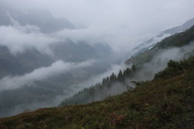Mont Blanc Vadisi. Fransa-İsviçre-İtalya.