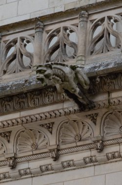 Chaumont-Sur-Loire, Fransa 'nın ortaçağ kalesi. 15. yüzyılda yapılmış. Eski ortaçağ kalesi daha sonra Rönesans tarzında genişletildi.