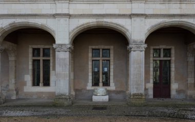 Chaumont-Sur-Loire, Fransa 'nın ortaçağ kalesi. 15. yüzyılda yapılmış. Eski ortaçağ kalesi daha sonra Rönesans tarzında genişletildi.