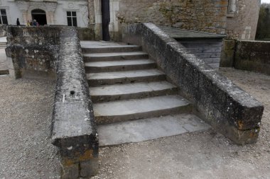 Fransa, Chenonceau 'daki Rönesans Kalesi. 16. yüzyılda inşa edilmiş ve 19. yüzyıla kadar genişletilmiştir. Rönesans biçimi.