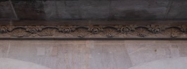 İspanya 'nın Barcelona şehrinde ilginç Art Nouveau Mimari Binaları ön yüzü. (Arquitectura modernista). Bu süslü binaların çoğu 20. yüzyılın başlarından kalma..