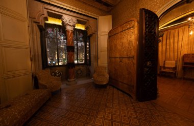 Barcelona Sanat Müzeleri, İspanya 'da. (Mimari modernist).