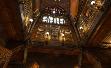 Barcelona Sanat Müzeleri, İspanya 'da. (Mimari modernist).