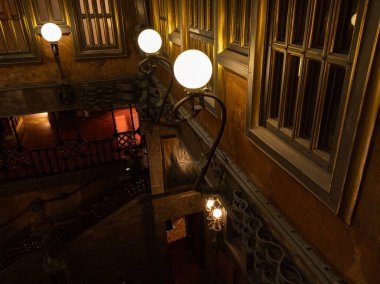 Barcelona Sanat Müzeleri, İspanya 'da. (Mimari modernist).