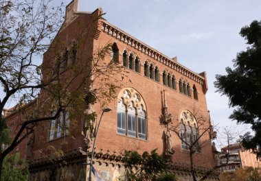 Barcelona Sanat Müzeleri, İspanya 'da. (Mimari modernist).