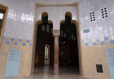 Barcelona Sanat Müzeleri, İspanya 'da. (Mimari modernist).