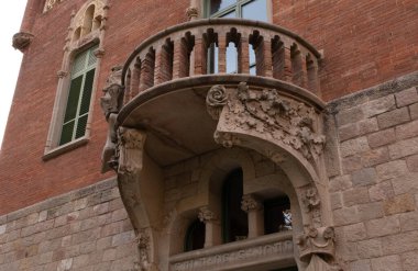 Barcelona Sanat Müzeleri, İspanya 'da. (Mimari modernist).