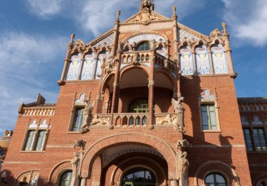 Barcelona Sanat Müzeleri, İspanya 'da. (Mimari modernist).