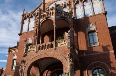 Barcelona Sanat Müzeleri, İspanya 'da. (Mimari modernist).