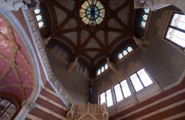 Barcelona Sanat Müzeleri, İspanya 'da. (Mimari modernist).