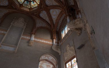 Barcelona Sanat Müzeleri, İspanya 'da. (Mimari modernist).