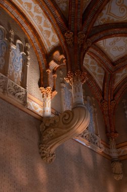 Barcelona Sanat Müzeleri, İspanya 'da. (Mimari modernist).