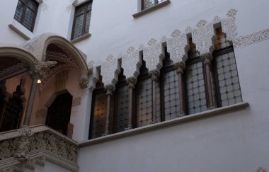 Barcelona Sanat Müzeleri, İspanya 'da. (Mimari modernist).