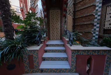 Barcelona Sanat Müzeleri, İspanya 'da. (Mimari modernist).